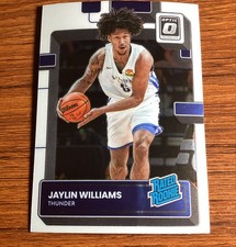 2022-23 Panini Donruss Optic - Rated Rookie Jaylin Williams #246 (RC)