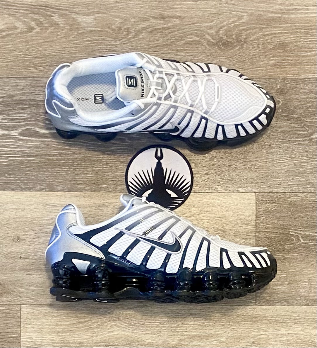 Nike Shox TL 'Metallic Silver Black' HQ4049-001 Women's Size