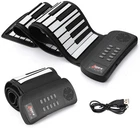 Lujex Roll Up Piano, Portable Silicone Keyboard Perfect for Beginners, Safe M...