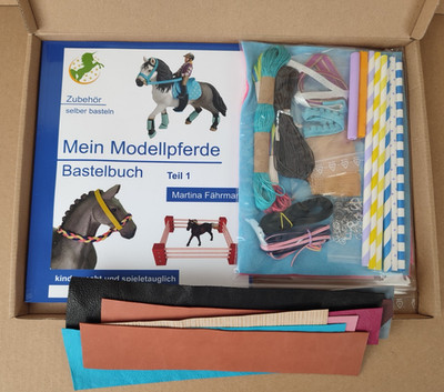 Bastelbuch Teil 1 für Schleich Pferde Zubehör selber basteln + Bastelmaterial