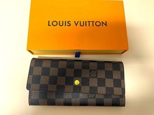 Louis Vuitton Portefeuille Sarah Damier Ebene Long Wallet W/Box
