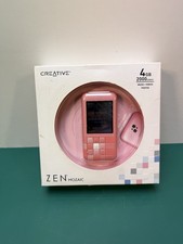 Creative Zen Mozaic Originalverpackt 4GB Digital Media MP3 WMA FM Radio Player Pink