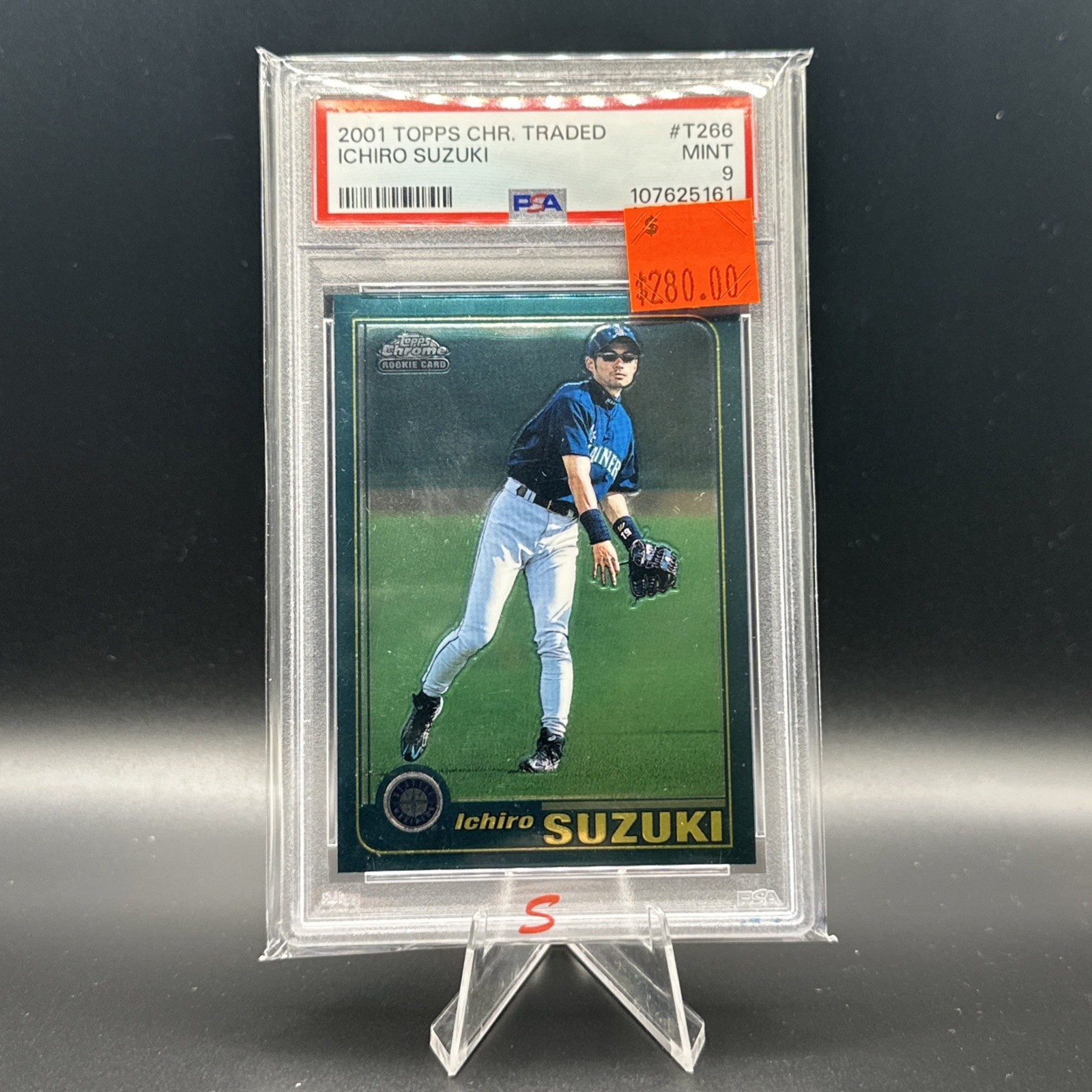 2001 Topps Traded & Rookies - Ichiro Suzuki #T266 Chrome PSA 9 RC