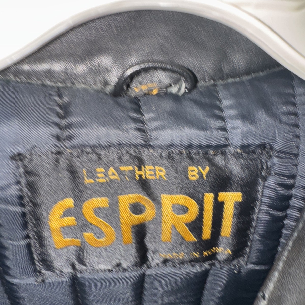 Vintage Esprit Leather Biker Jacket Size 40 | eBay