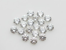 20pc Natural Loose Single Cut Diamond Lot 1-1.1mm J-M Color I1-I3 Clarity Round