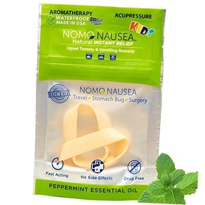 NOMO Motion Sickness Relief Bands for Kids | Sea Bands with Peppermint &