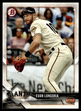 2018 Bowman Evan Longoria San Francisco Giants #80