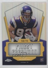 2011 Topps Chrome Finest Freshman Refractor 50/99 Kyle Rudolph #KR zg6