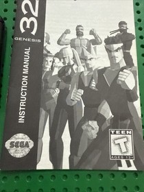 Virtua Fighter (Sega 32X, 1995) Authentic Tested Great Shape Includes Manual