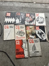 CQ amateur radio ham radio magazine vintage 1950s and 60s Lot