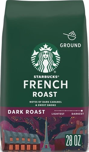 Dark Roast French Roast Ground Coffee Beans 28 oz Bag Ground Coffee for Sale deal from eBay