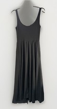 Reformation Jeans Size Large Black Tank Swing Dress With Pockets