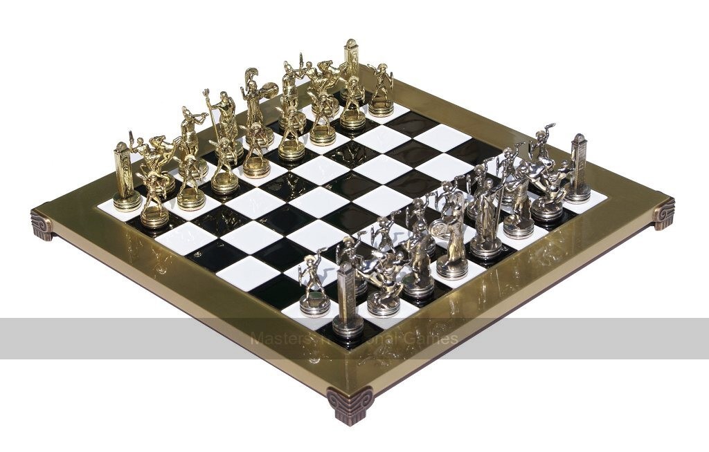 Manopoulos Greek Mythology Chess Set (IMPERFECT)