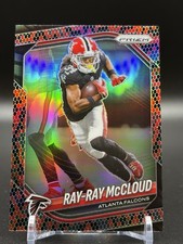 2025 Prizm Ray-Ray McCloud #34 Snakeskin Prizm SSP COLOR MATCH - Atlanta Falcons