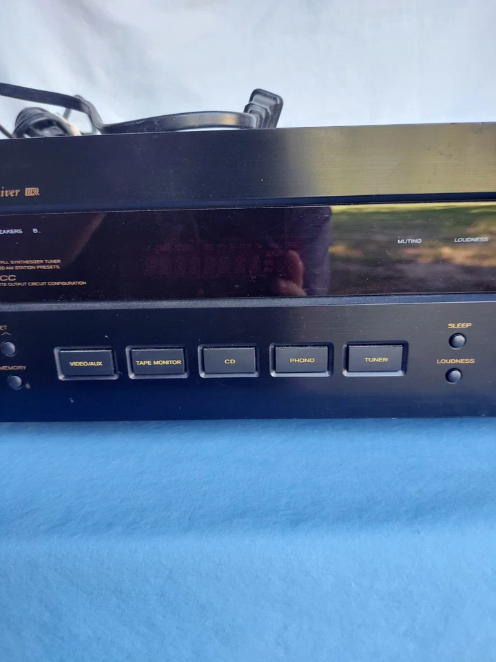 Receptor estéreo AM/FM Teac AG-790 probado * sin control remoto * con entrada de fono Foto 3 de 4