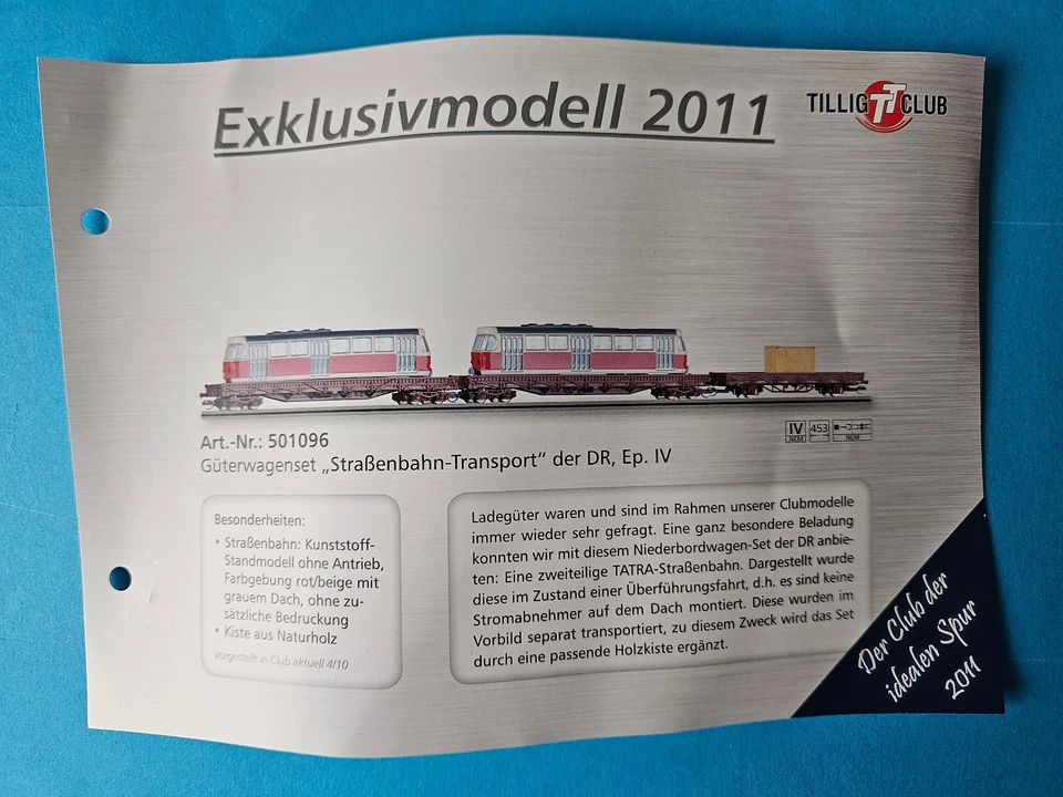 modelleisenbahn spur tt Exklusivmodell - Bild 2 von 3