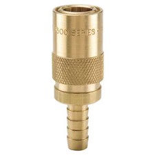 Parker Pc506 Hydraulic Quick Connect Hose Coupling, Brass Body, Sleeve Lock,