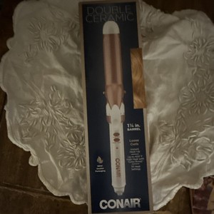 Conair Double Ceramic 1 1/4" Curling Iron 400°F Auto Shut-Off Rose Gold CD700GN