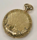 Antique 1890's Elgin 14K Solid Gold Hunter Pocket Watch Size 0s RUNNING