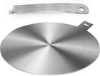 9.45 Inches Induction Plate Adapter for Glass Cooktop, Stainless Steel Heat Diff