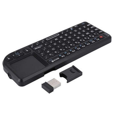 2 4-GHz-Funk-Touchpad/Wiederaufladbare Dünne Mini-USB-Tastatur Mit Hinterg Fc1S
