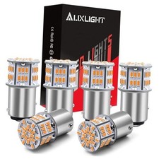 1157 Led Bulbs 54-smd 300 Super Bright 2057 1157 2057 2357 Amber Yellow