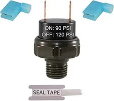 Air Pressure Switch Tank Mount Type Thread 1/4" NPT 12V/24V for Train/Air Horn 1