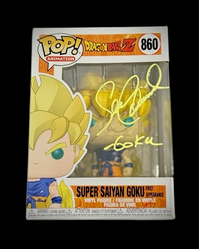 Super Saiyan Goku #860 Funko Pop – Signed by Sean Schemmel