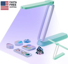 UV Light for Resin Curing, UV Resin Light, Wireless Rechargeable UV Lamp, 3-In