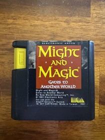 Might and Magic: Gates To Another World Sega Genesis Complete Tested and Working