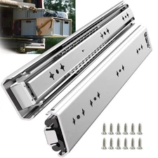 1 Pair 260 Lbs Heavy Duty Drawer Slides 12 14 16 18 20 22 24 26 28 30 32 36 4...