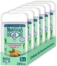 Petit Marseillais Gel Douche Extra Doux Amande Douce bio 6 x 250 ml naturel
