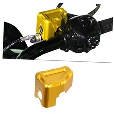 Front Brake Master Cylinder Cover Compatible With For Harley Touring Gold