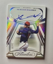 2024 Panini Flawless Draft Signatures Hurston Waldrep #DS-HW /25 (AU, RC)