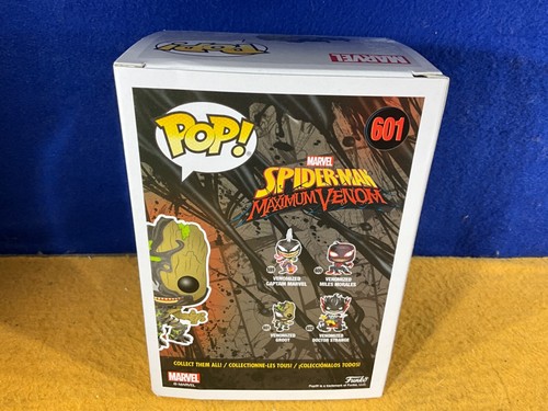 T10-81 FUNKO POP! FIGURE - VENOMIZED GROOT / SPIDER-MAN MAXIMUM VENOM - #601 - Picture 4 of 7