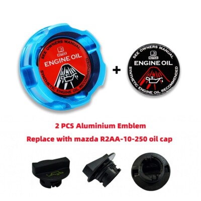 Aluminum ENGINE Oil Cap For Mazda 2 3 5 6 WAGON MIATA MX-5 CX-3 CX-5 ...