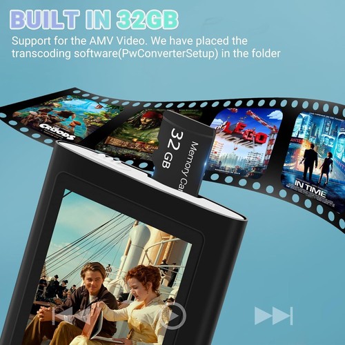 32GB Bluetooth 5.0 MP3 Player, MP3 Musik Player LCD Display Musikspieler E-Book - Bild 6 von 12