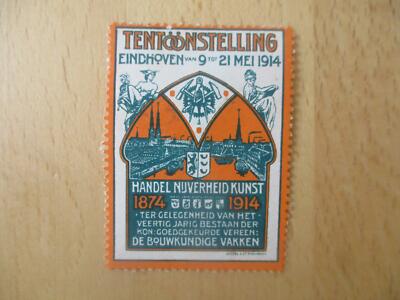 (5560) Reklamemarke - Tentoonstelling Handel & Kunst Eindhoven 1914