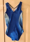 GK  Blue Ombre Spangle Gymnastics/Ballet/Dance Leotard CXS — photo 2