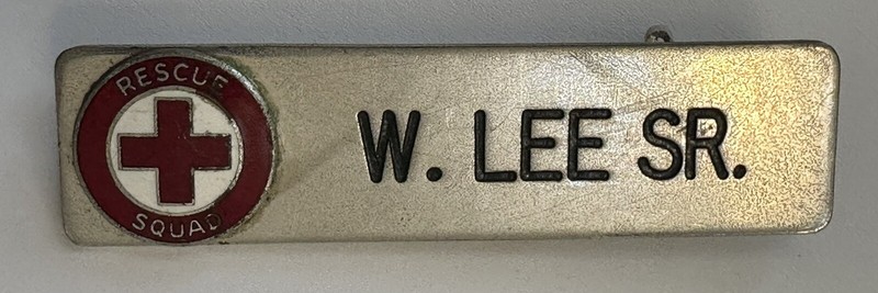 Vintage Resque Squad Member Name Badge Tag