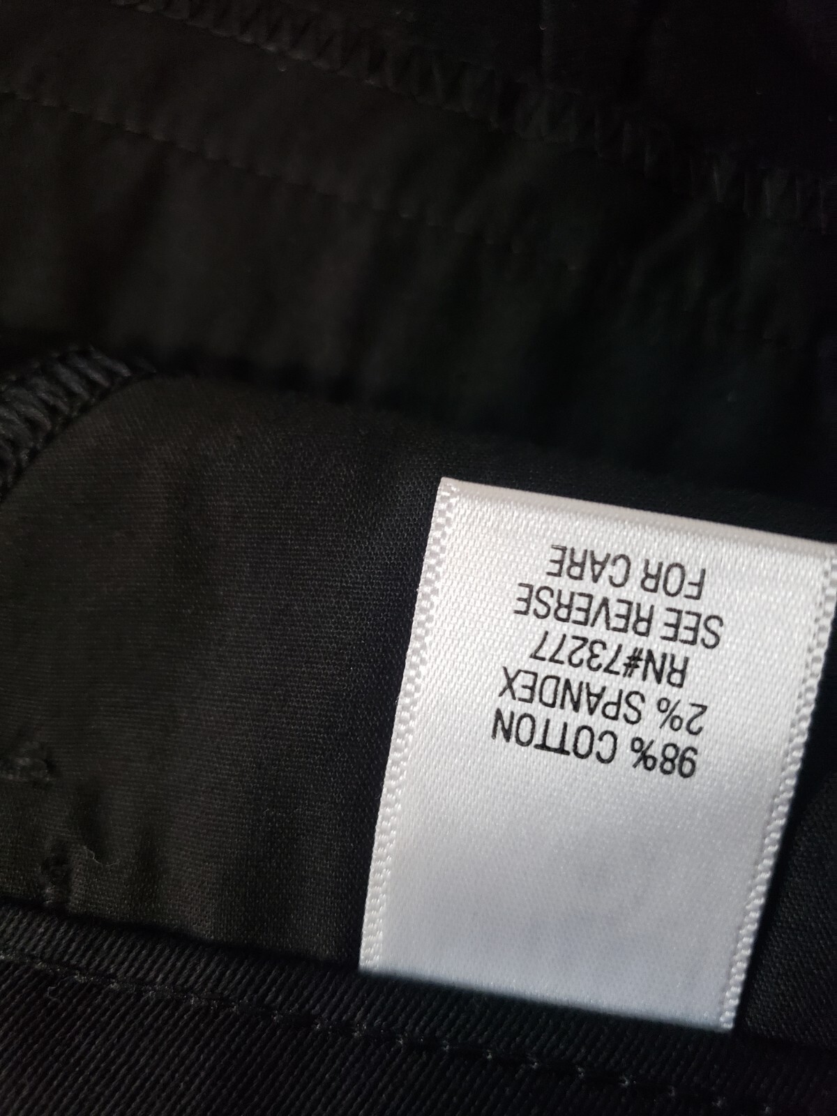 Croft & Barrow Solid Black Capri Size 14 EC - image 4