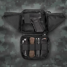 Tactical Concealed Waist Bag Gun Holster Military Fanny Pack Sling Shoulder Bags