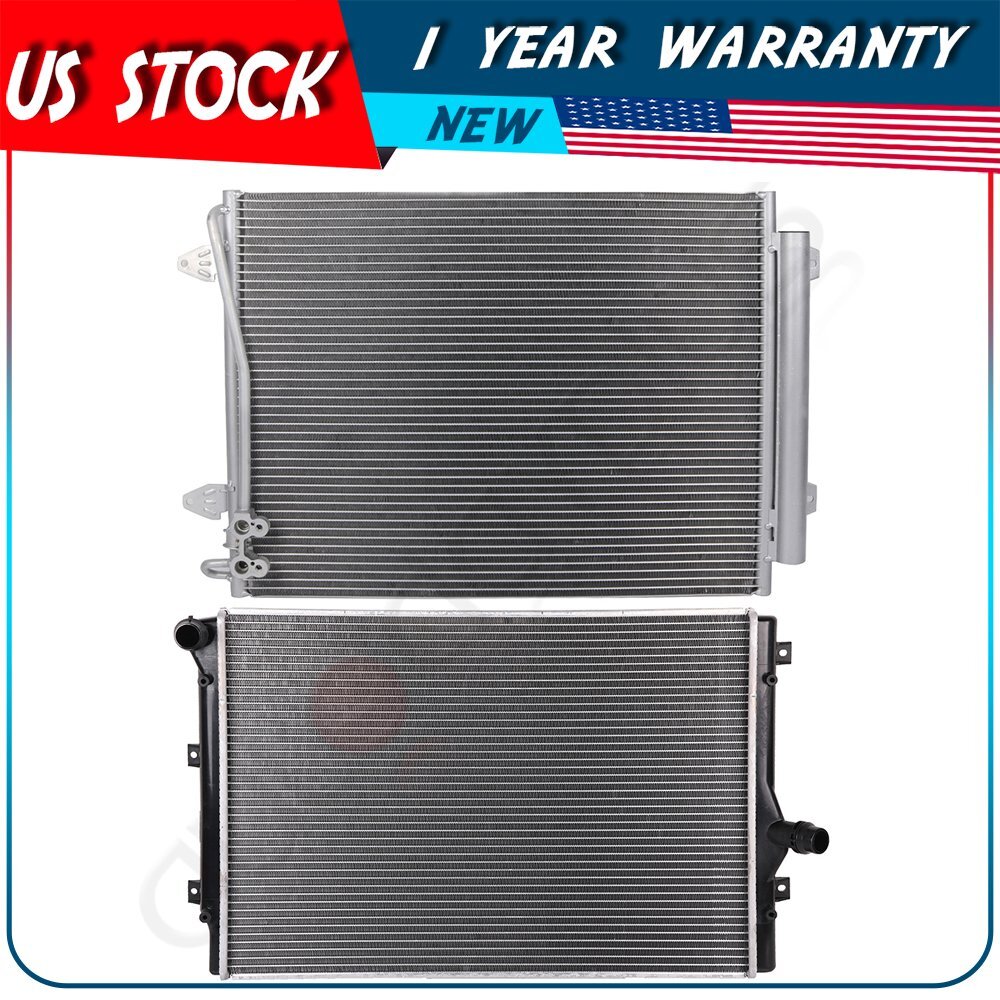 Radiator and AC Condenser Kit For 2006-2007 2008 Volkswagen