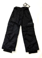 Billabong boys 8K ski snow Pants - kids youth size 10 - Black