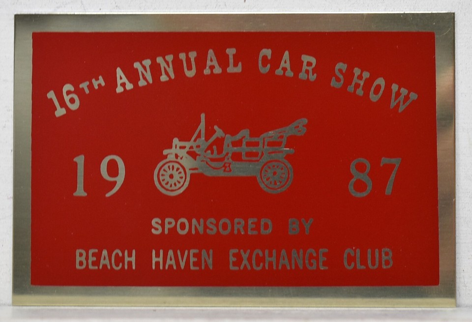 1987 Long Beach Island Haven Exchange Club Antique Car Show Ocean