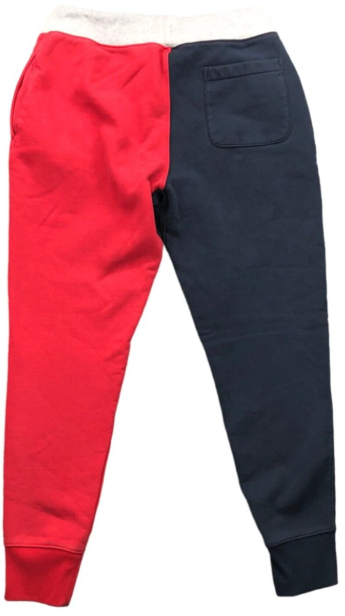 Champion c logo reverse weave black & grey colorblock jogger sweatpant hot sale