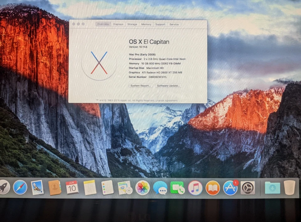  Mac Pro Xeon 64-bit workstation 2 x 2.8 Ghz Quad-Core 2TB (+ 3 4T HDD) 16GB RAM - Image 3 of 4