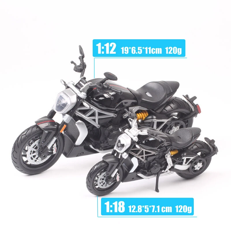 1/12 Scale Maisto Ducati XDiavel S Bike Diecast Cruiser Motorcycle Model 2021 - Image 3 of 4