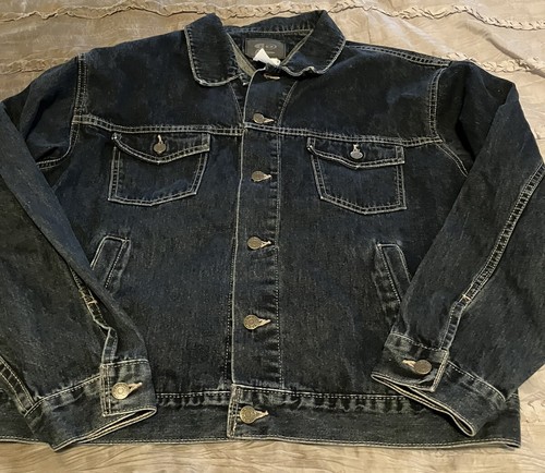 DISNEY CHANNEL Promotional PROMO Jean Denim Jacket Size LARGE Blue FREE SHIPPING - Picture 3 of 5