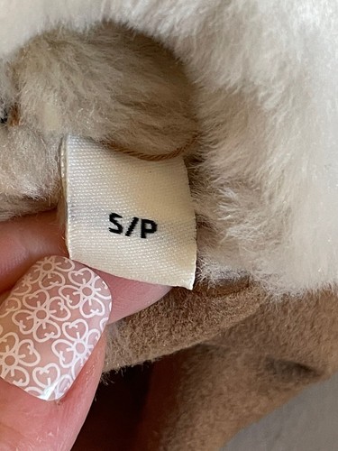 UGG EXPOSED SHEEPSKIN CLASSIC TASMAN GENUINE SHEARLING GLOVES IN CHESTNUT SIZE S - Picture 7 of 10